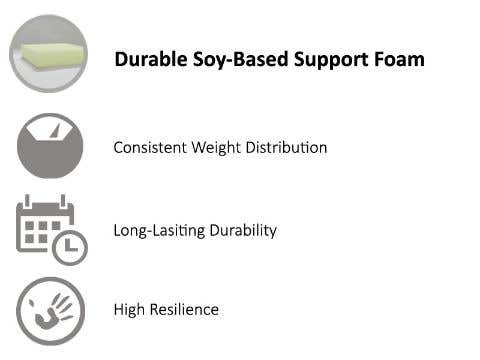 Soy-based support foam