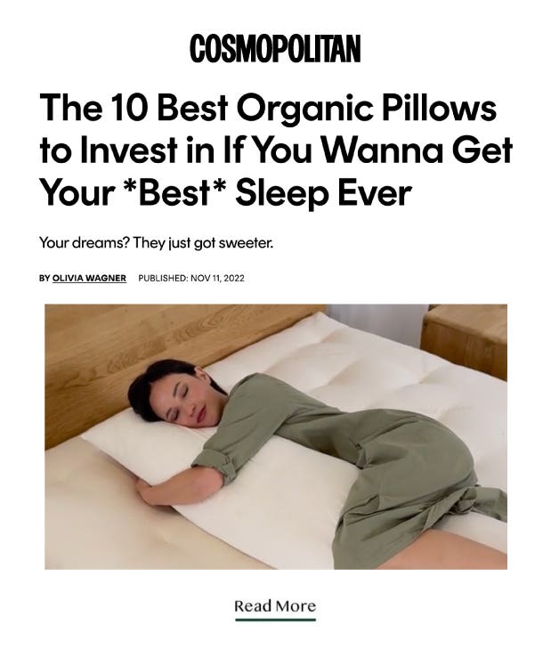 best organic pillows