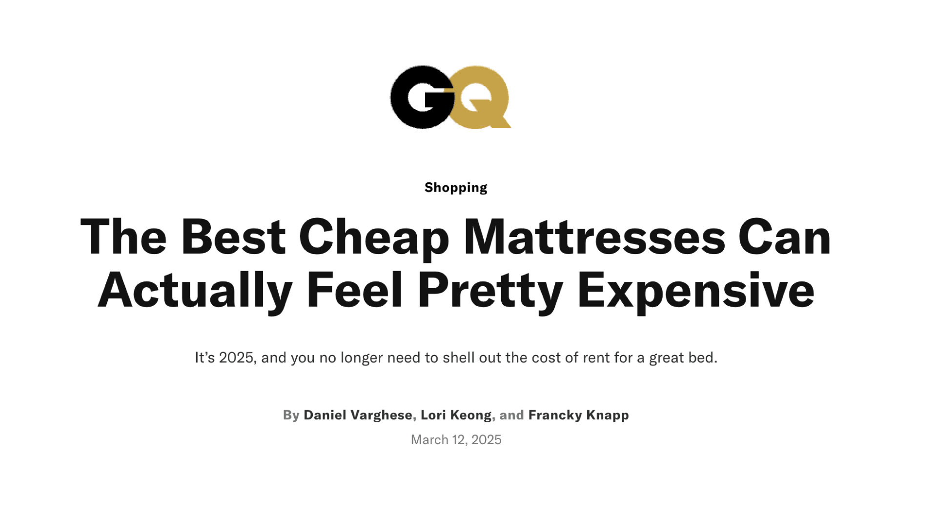 best cheap mattresses