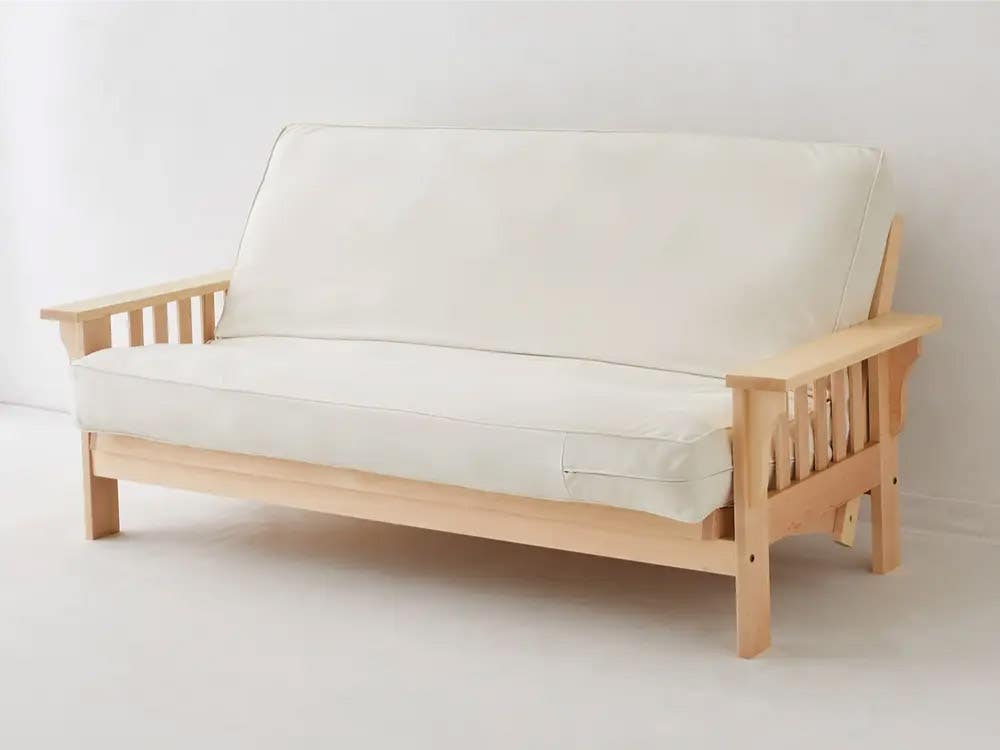 AMISH WIDE FLAT ARM SHAKER FUTON FRAME