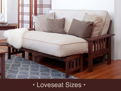Amish Futon Frame Loveseat size