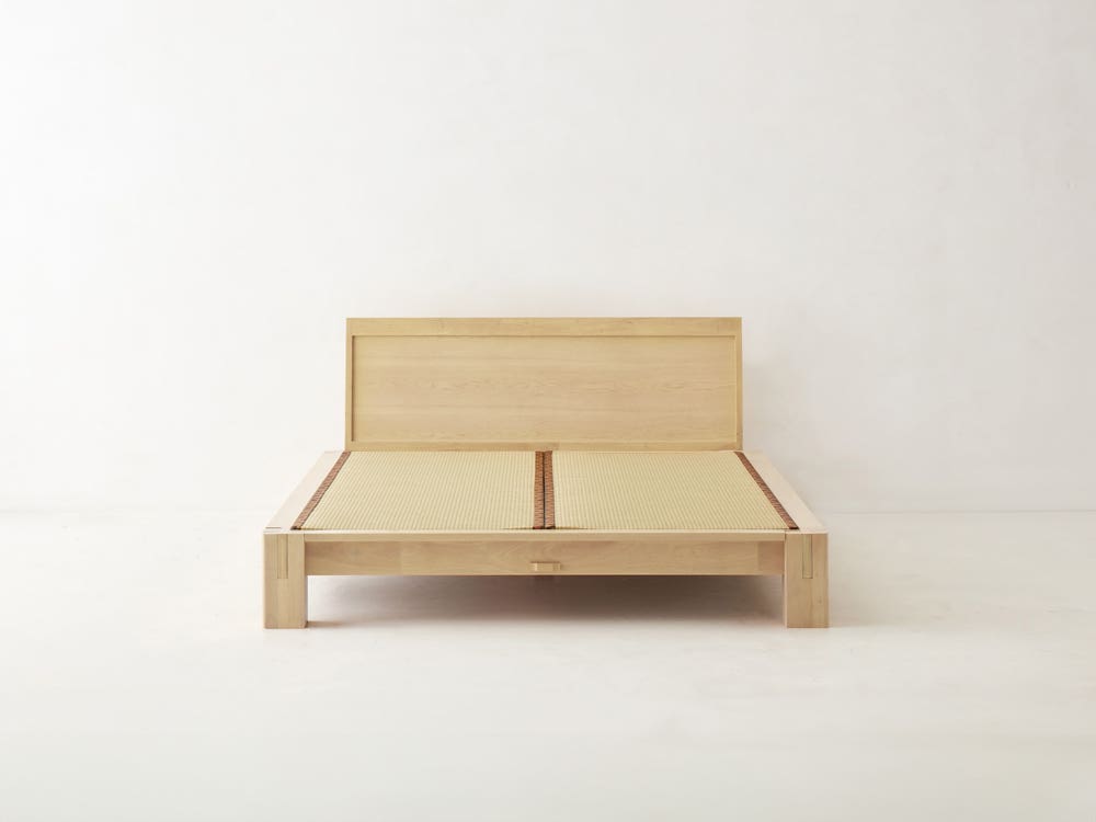 Tatami solid headboard natural