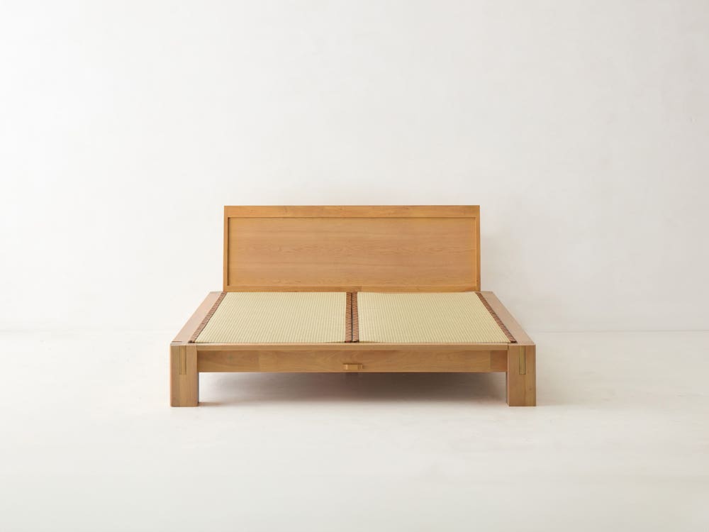 Tatami solid headboard mahogany