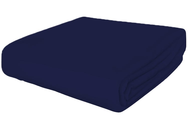 Navy Futon Slipcover Organic Cotton