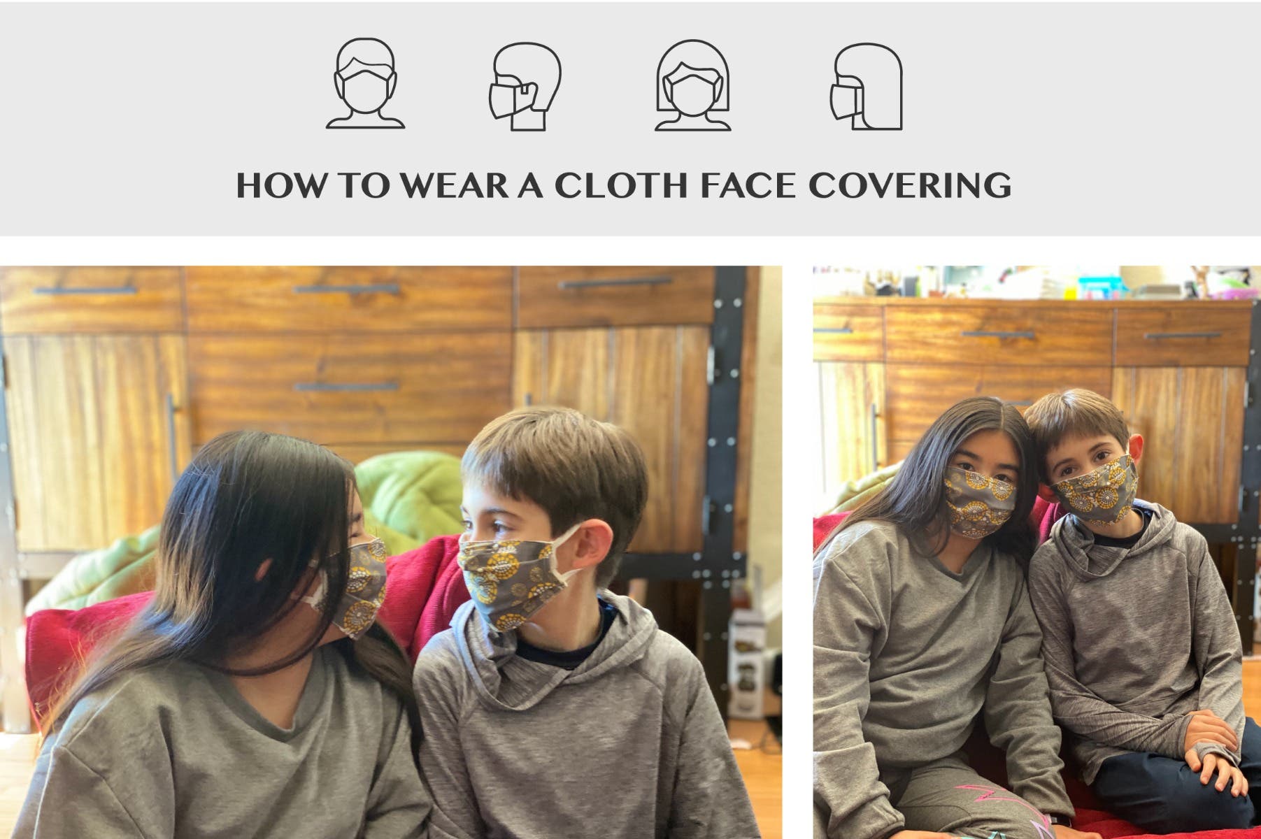 how to wear face mask