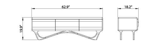 Uniqa Antoni Lowboard 1600