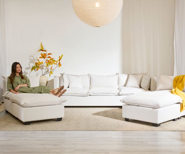 organic sofas & sectionals