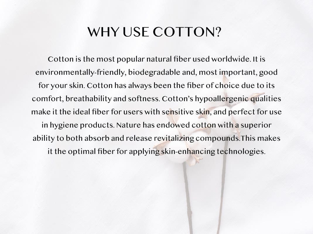 why use cotton