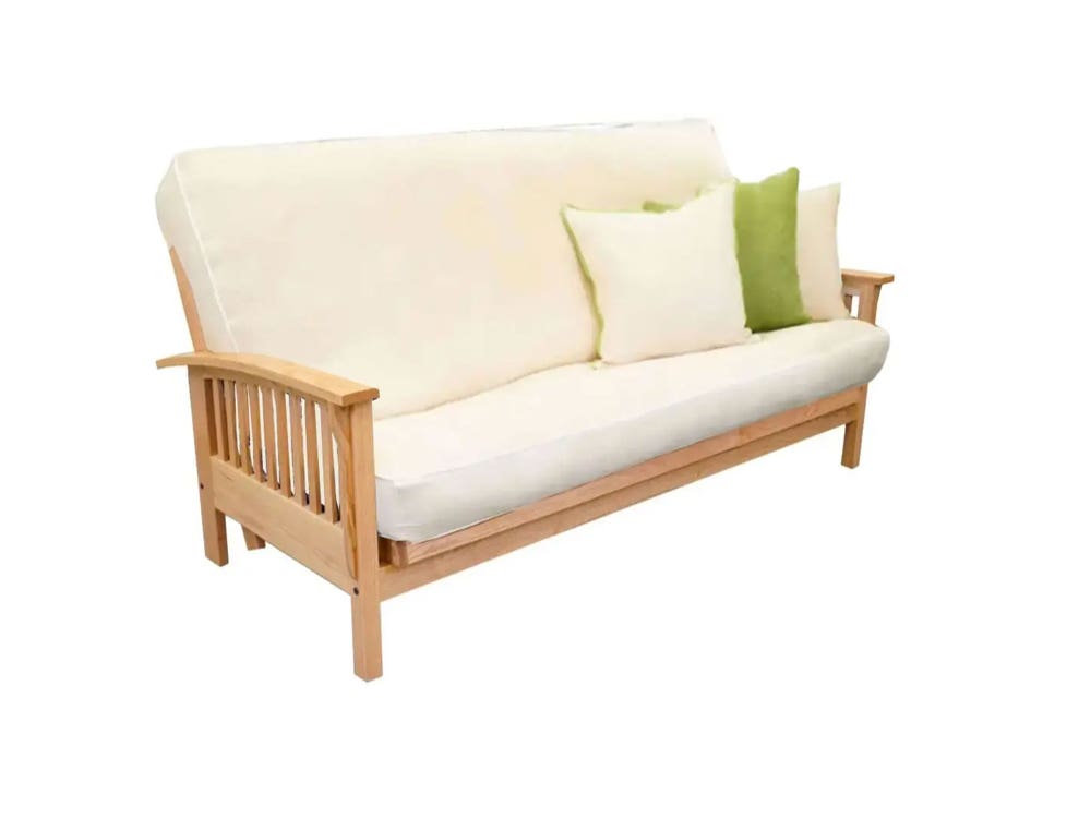 amish futon frame wood finishes classic