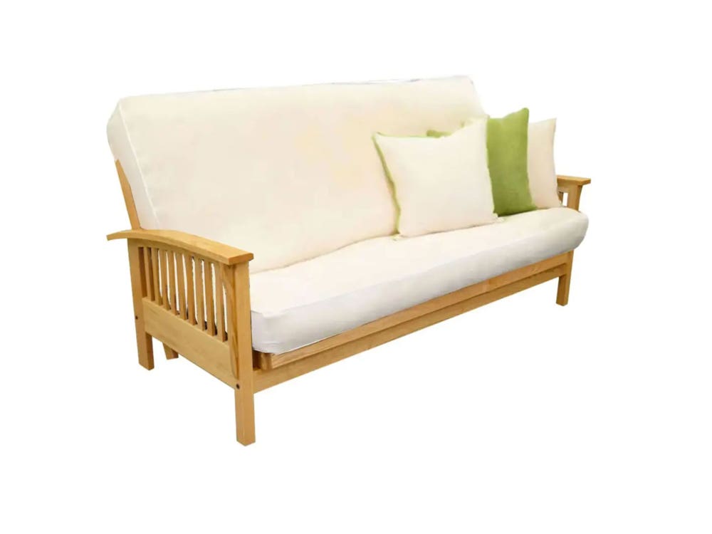 amish futon frame wood finishes bent