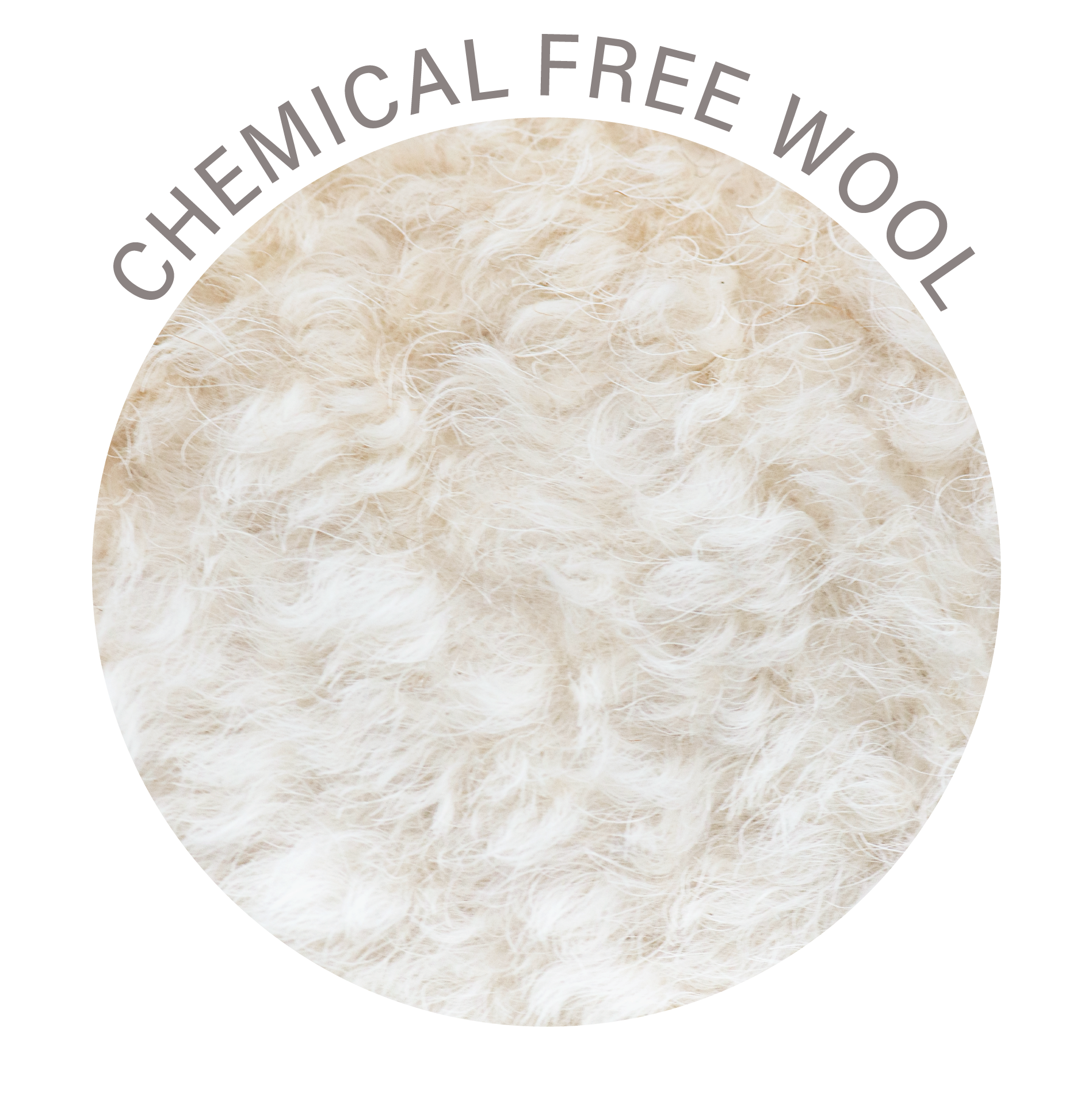 Chemical free wool