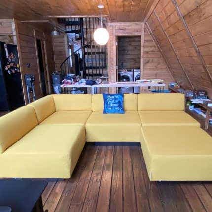 Organic Sofa Modular Chair Ottoman
