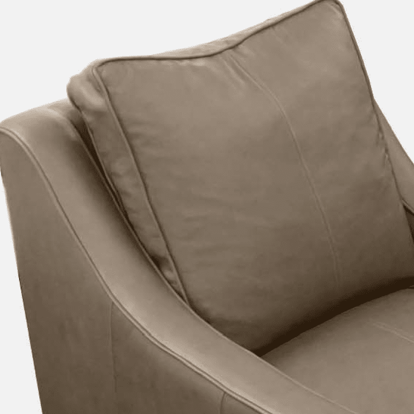Victoria Leather Sofa Front