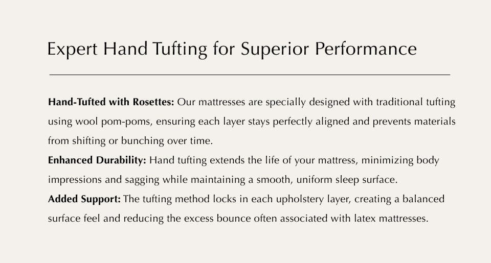 Expert Hand Tufting for Superior Performance