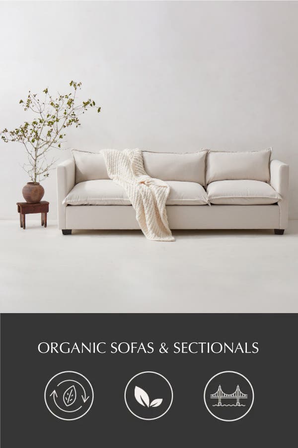 Organic Sofas & Sectionals